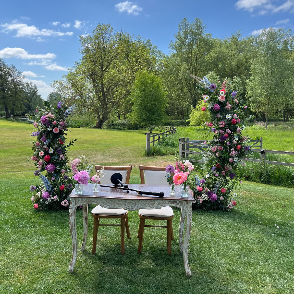 Wedding photo at Easton Grange, Natural style, Summer
