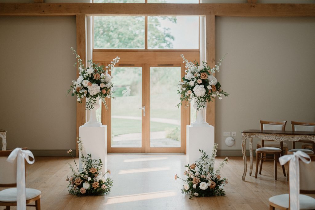 Ceremony Flowers for Wedding Day